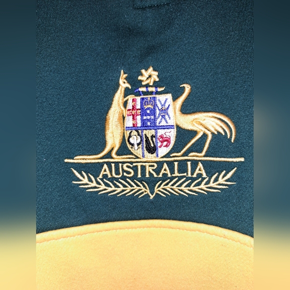 Vintage Australia embroidered collared / quarter zip - Picture 13 of 15